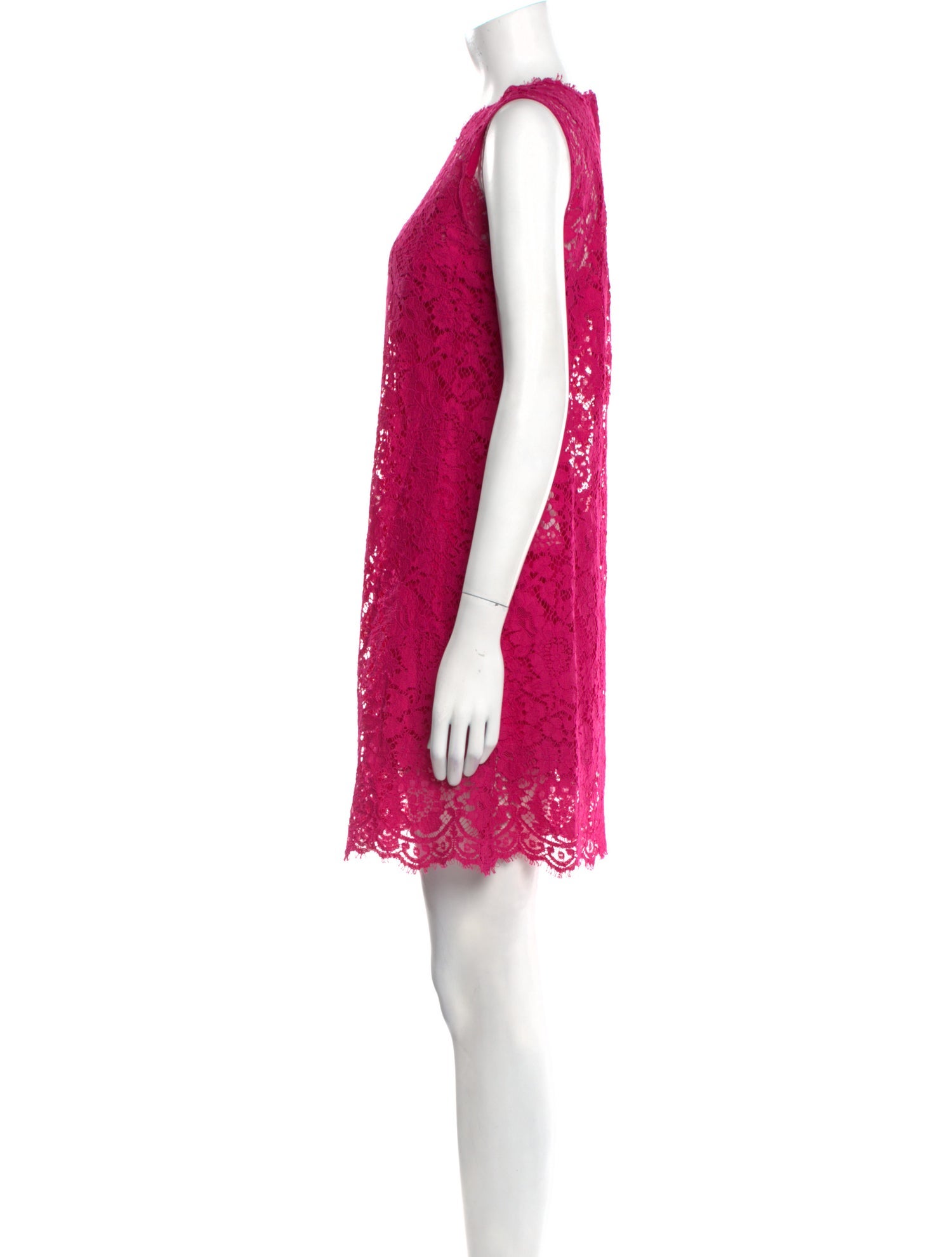 Dolce & Gabbana Crew Neck Mini Dress